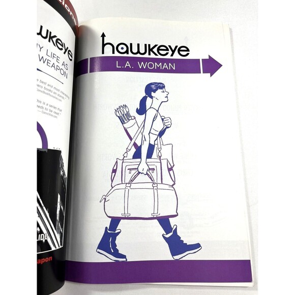 Marvel Comics Hawkeye Volume #3 L. A. Woman by Matt Fraction 2014 First Printing - Picture 7 of 9